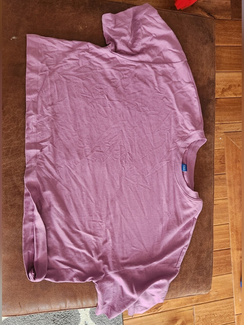 Old Navt Lilac Cropped Crewneck T-Shirt